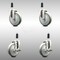 Service Caster 5 Inch 316SS Gray Poly Swivel 1-1/8 Inch Expanding Stem Caster Brake SCC, 2PK SCC-SS316EX20S514-PPUB-2-TLB-2-118 - alternate 1